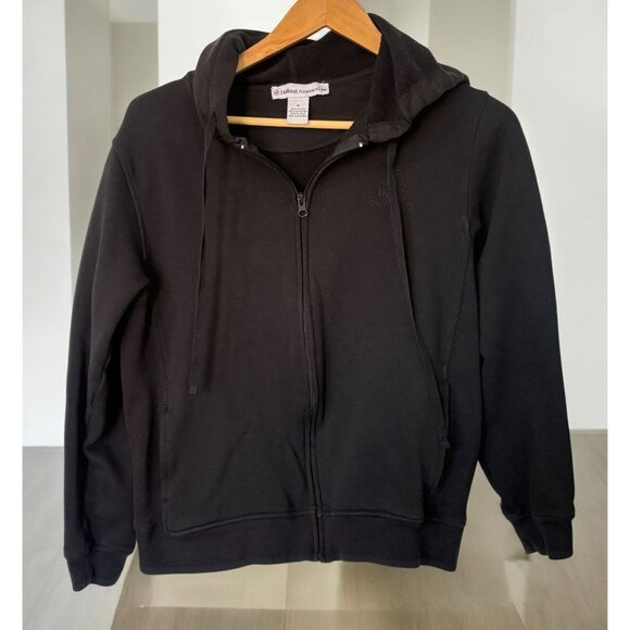 Holland America Line Black Sweatshirt Hoodie Size M Zip-Up Embroidered Logo - Picture 1 of 11